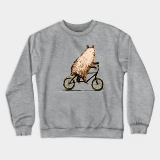 Cycling Bear Crewneck Sweatshirt